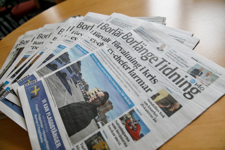 Borlänge Tidning föreslås gå från sexdagarsutgivning till tredagarsutgivning. Foto: Mikael Hellsten