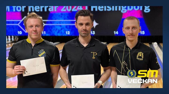 Alvin Kvarnström, Adam Andersson och Teodor Samuelsson gör upp om guldet i Elit-SM i Boden.