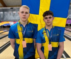 Emil Svensson och Carl Eklund tar brons i dubbel i junior-EM