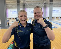 Nora Johansson och Maja Engberg är klara för final i dubbel i U21-VM.