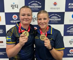 Maja Engberg och Nora Johansson vann guld i dubbel