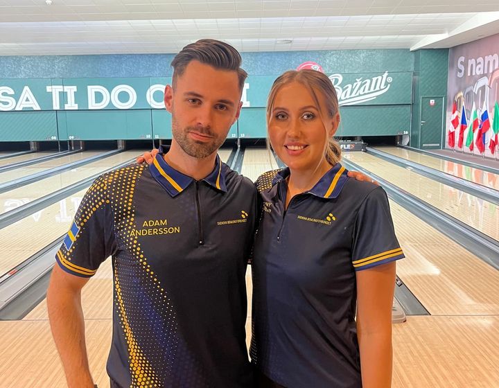 Adam Anderssson och Jenny Wegner tog brons i mixed i Europacupen under onsdagskvällen.