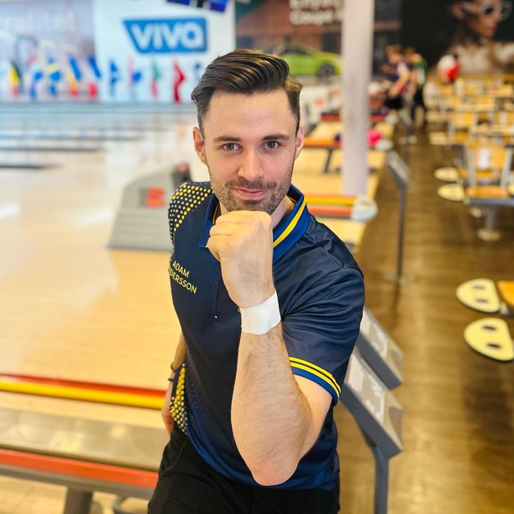 Adam Andersson är klar för semifinal i Europacupen i bowling.