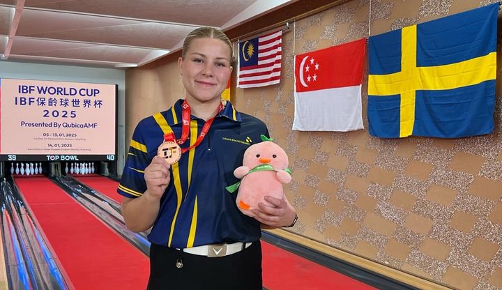 Nora Johansson tar brons i singel i World Cup.