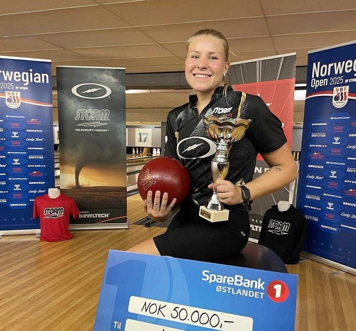 Nora Johansson vinner Europatourtävlingen i Oslo.