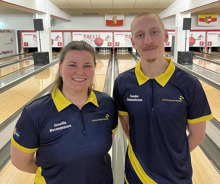 Josefin Hermansson och Teodor Samuelsson är redo för Europacupen som börjar på onsdag.