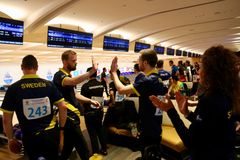 James Blomgren, Joachim Karlsson Rosén och Pontus Andersson är vidare till VM-semifinal i 3-manna.