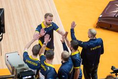 James Blomgren och hela laget vid VM.