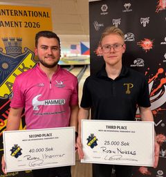 Robin Ilhammar och Robin Noberg tvåa respektive trea i Motiv AIK International Tournament.