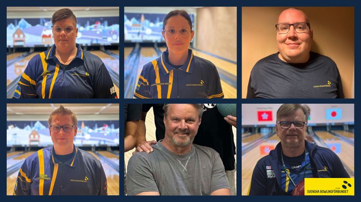Det svenska laget till para-VM i bowling är uttaget.
