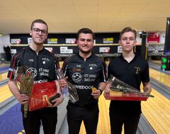 Topptrion: Pontus Andersson, Robin Ilhammar och Erik Larsson.