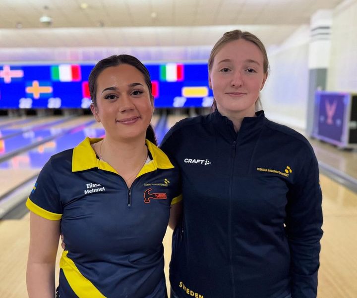 Elissa Mehmet och Saga Johansson är vidare till semifinal i singel i junior-EM.