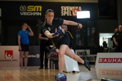 Hanna Engberg, Team X-Calibur, har flera SM-silver i rad i 8-manna, och är på jakt efter SM-guldet.