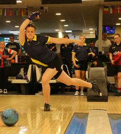 Hanna Engberg vid EM i Odense.