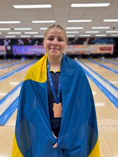 Nora Johansson tog brons i All Event.