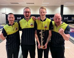 Kaskad med Emil Ågren, Robin Hultsten, Felix Bergman, Rasmus Samuelsson är svenska mästare i 3-manna.