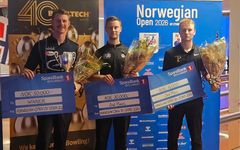William Svensson blev tvåa i Norwegian Open och Noel Haglund Torgersen kom på tredje plats.