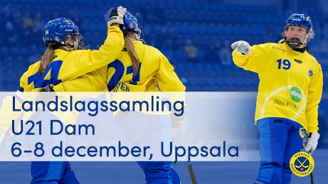 U21 Dam samlas i Uppsala 6-8 december