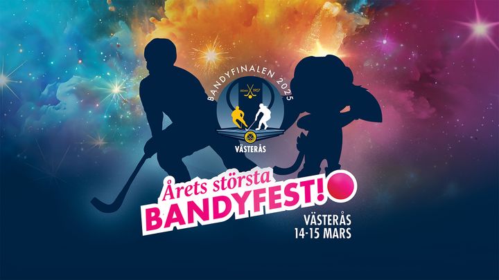 Bandyfinalen 2025 spelas 14- 15 mars i ABB Arena Syd i Västerås