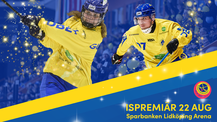 Ispremiär 22 augusti i Sparbanken Lidköping Arena