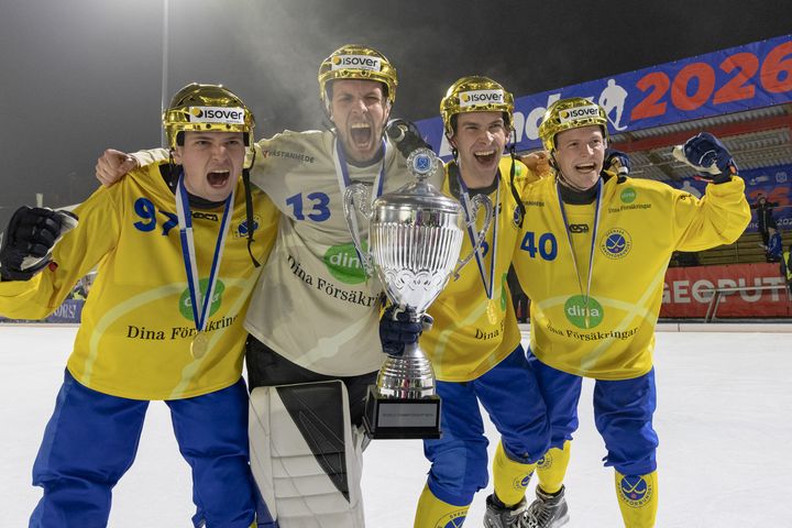 VM-guld till herrlandslaget 2026 - vinner över värdnationen i finalen