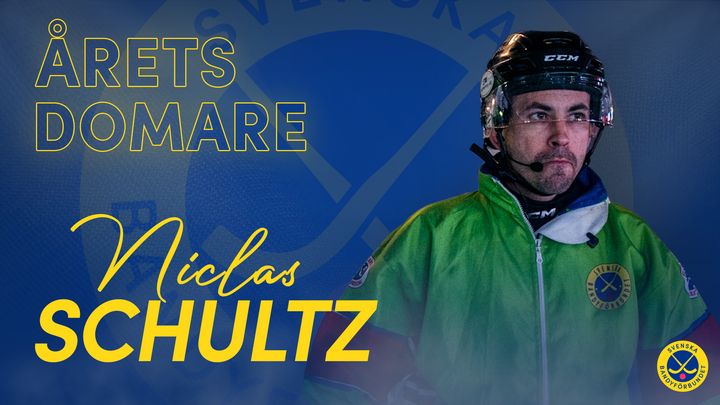 Niclas Schultz - Årets Domare Herr inom svensk bandy
