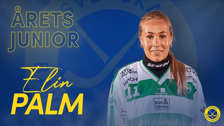 Elin Palm - Årets Junior Dam i svensk bandy