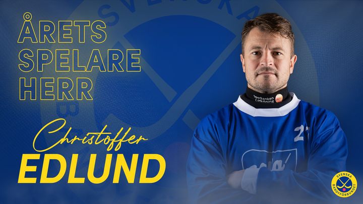 Efter starka säsongen – Christoffer Edlund blir Årets spelare herr