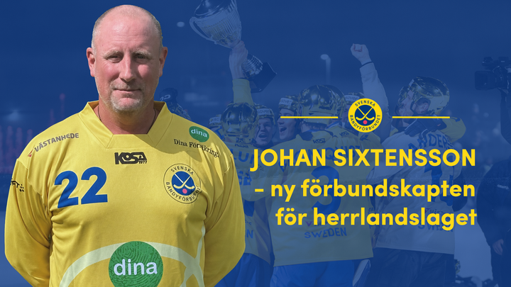 Johan Sixtensson ny förbundskapten för herrlandslaget
