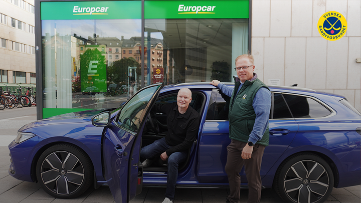 Thomas Mårtens, affärsutvecklare på Svensk Elitbandy/Svenska Bandyförbundet och Marco Tiempo, Customer Success Manager på Europcar Sverige