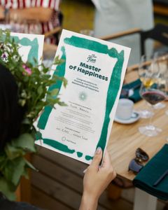 Masterclass of Happiness diploma. Foto: Visit Finland