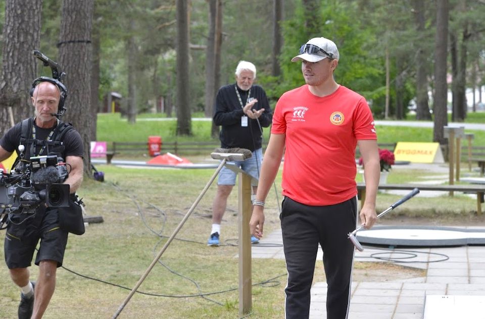 Rasmus Bergqvist dominerade på SMbanorna Svenska Bangolfförbundet