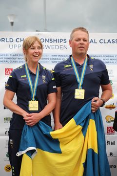 Carl-Johan Ryner och Karin Olsson Guld i mixed på VM 2023