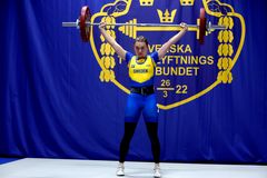 Nordiska Mästerskapen i Puls Arena i Landskrona på fredagskvällen där Jennifer Andersson blev fyra i 64 kg-klassen.  Foto: Per Wiklund