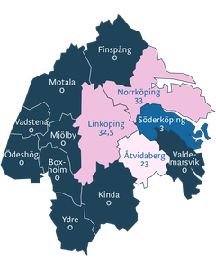 Kommunernas klimatanpassningsarbete har poängsatts av Svensk försäkring/IVL. Genomsnittet i länet är 22,9 poäng. 0 poäng = inget svar.