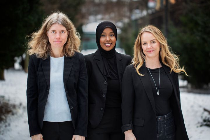 Anna Sehlin, Shamso Ali Hassan och Hannah Dahlbäck toppar Vänsterpartiets regionlista i Stockholm.