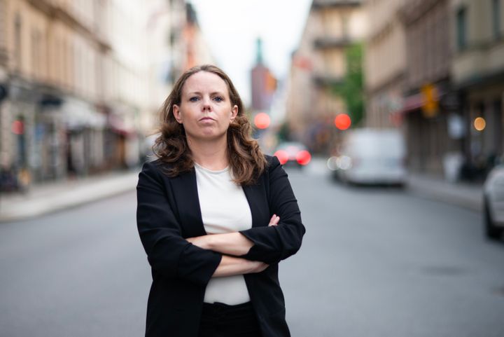 Alexandra Mattsson, förskoleborgarråd och gruppledare för Vänsterpartiet i Stockholms stad