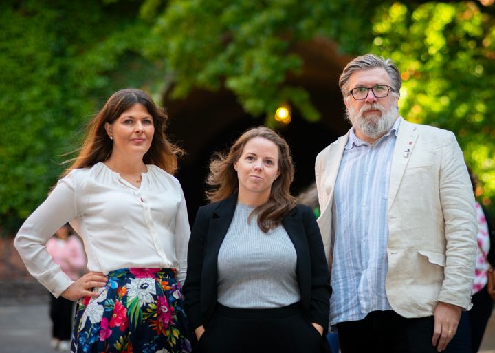 Deniz Butros, Alexandra Mattsson och Robert Mjörnberg.