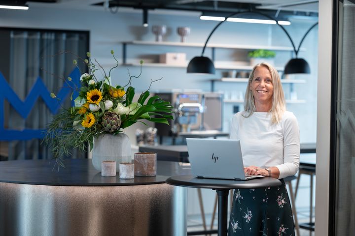Jessica Hansson, platschef på Flexiwork Hovet