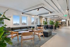 Dustins nya kontor i Nacka Strand