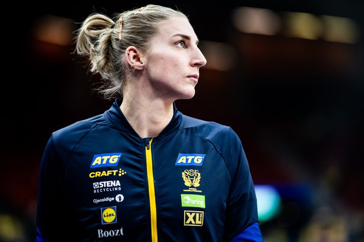 Linn Blohm har för andra gången utsetts till årets spelare i svensk handboll på damsidan. Foto: Christoffer Borg Mattisson