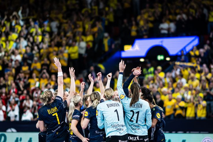 Tre publikrekord sattes i december när Sverige spelade VM i Scandinavium. Den 5 juli återvänder damerna dit. Foto: Christoffer Borg Mattisson