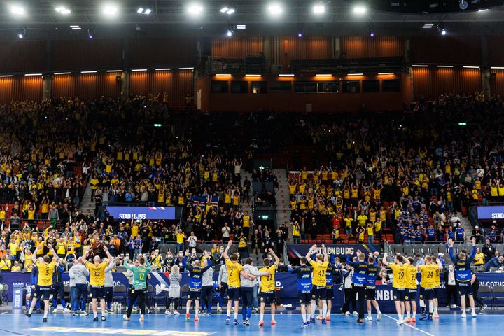 Sverige spelade VM i Scandinavium i Göteborg 2023. Foto: Bildbyrån