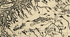 Detaljer från Rikskarta från 1626