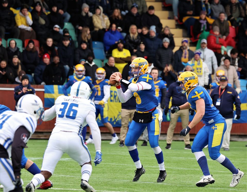 EC match in Karlstad as Sweden take on Great Britain in American football