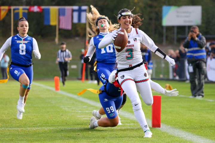 Bild från VM i flaggfotboll i Finland 2024.