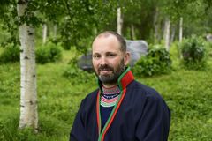 Man in sami clothes
