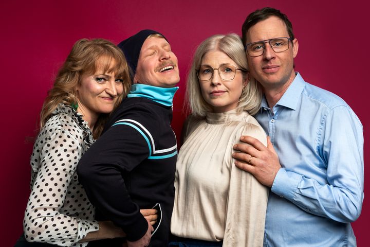 Parmiddag hos familjen Franck, av Maria Blom. Medverkande från vänster: Maria Sundbom, Mattias Åhlén, Ellen Fosti Jon Karlsson,