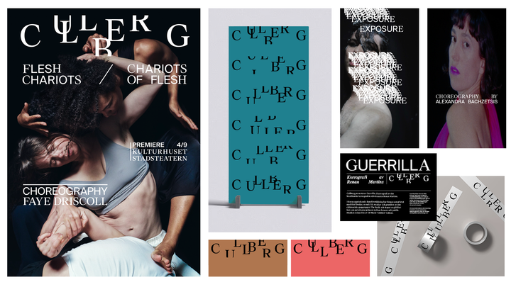 Cullbergs nya visuella identitet är framtagen i samarbete med Cecilia Lindgren, Riitta.