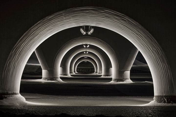 Sweco vinner pris för bästa ljussättning av Kalixbron. Foto: Måns Berg